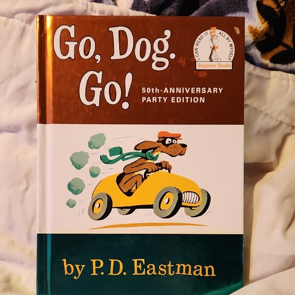 Dr. Seuss Go, Dog. Go! 50th-Anniversary Edition - Brown and Yellow - Picture 1 of 4
